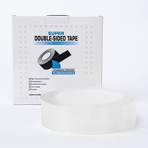 Art3d Double-Sided Tape Heavy Duty (10FT) Mounting Tape, Multipurpose Removable Adhesive Foam Tape, Reusable Transparent Tape for Paste Items, Household - Image 5