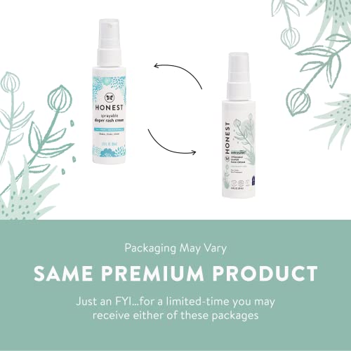 The Honest Company Baby Diaper Rash Cream Spray | Moisturizing + Calming Zinc Oxide | Hypoallergenic, Dermatologist Tested, Cruelty Free | 2 fl oz - Image 6