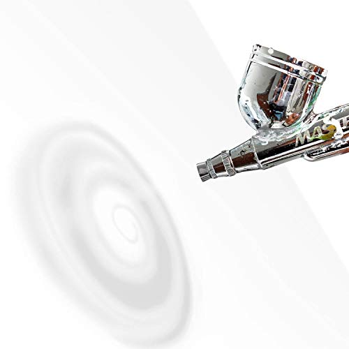 US Art Supply White Opaque Acrylic Airbrush Paint 8 oz.- Ready to Spray and Also Great Acrylic for Pouring Art - Image 3