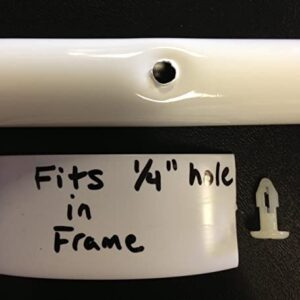 2" Wide Vinyl Strap for Patio Pool Lawn Garden Furniture 20' Roll_ Make Your Own Replacement Straps. Plus - 20 Free Fasteners! (201 White) - Image 8