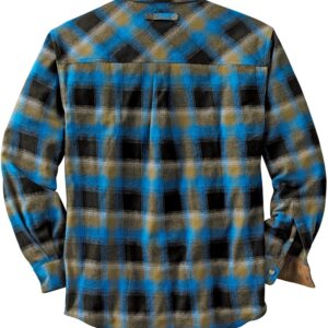 Legendary Whitetails Men's Buck Buck Camp Flannel Shirt, Long Sleeve Plaid Button Down Casual Shirt for Men, with Corduroy Cuffs, Fall & Winter Clothing, Cobalt Plaid, X-Large - Image 6