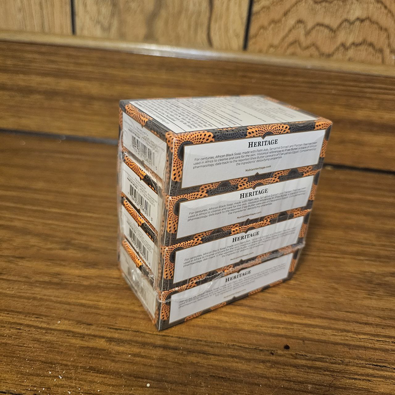 Nubian Heritage African Black Soap Facial Cleansing Bar - Image 4